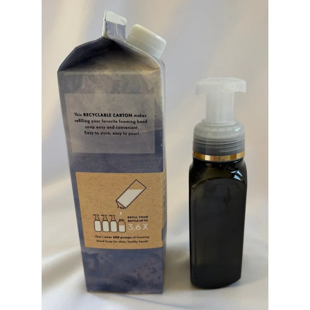 Bath & Body Works Mahogany Teakwood Foaming Hand Soap 8.75oz and 32oz Refill Set